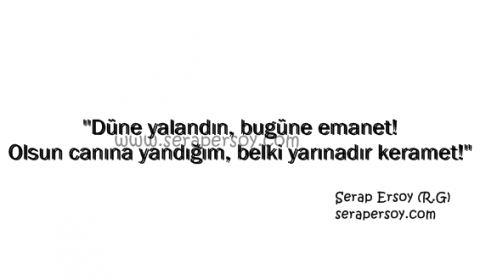 Serap Ersoy - Düne Yalandın (serapersoy.com)